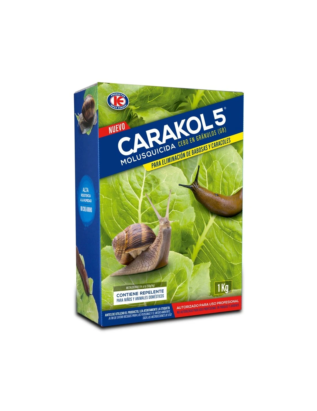 Carakol Molusquicida 1Kg 1 Carakol Molusquicida 1Kg