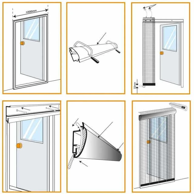 Cortina Anti Insectos Para Puertas STV 5 Cortina Anti Insectos Para Puertas STV - Imagen 5