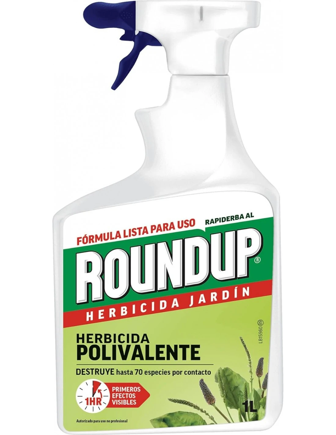 Herbicida Roundup 1L 2 Herbicida Roundup 1L - Imagen 2