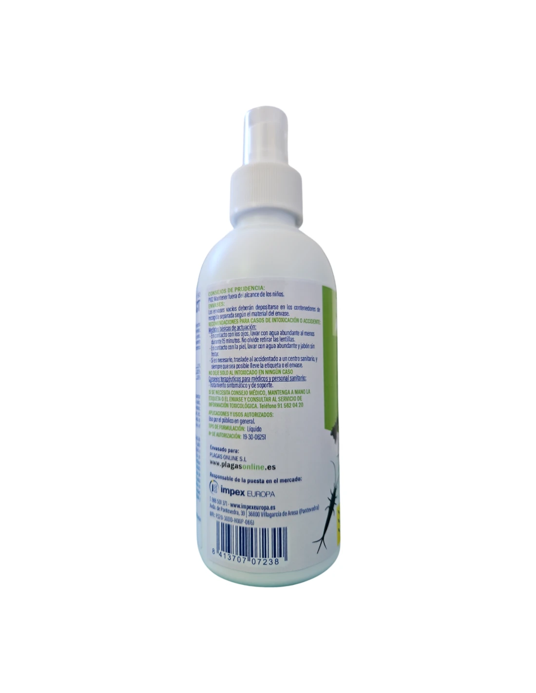 Insecticida Y Acaricida Textil 250ml 3 Insecticida Y Acaricida Textil 250ml - Imagen 3