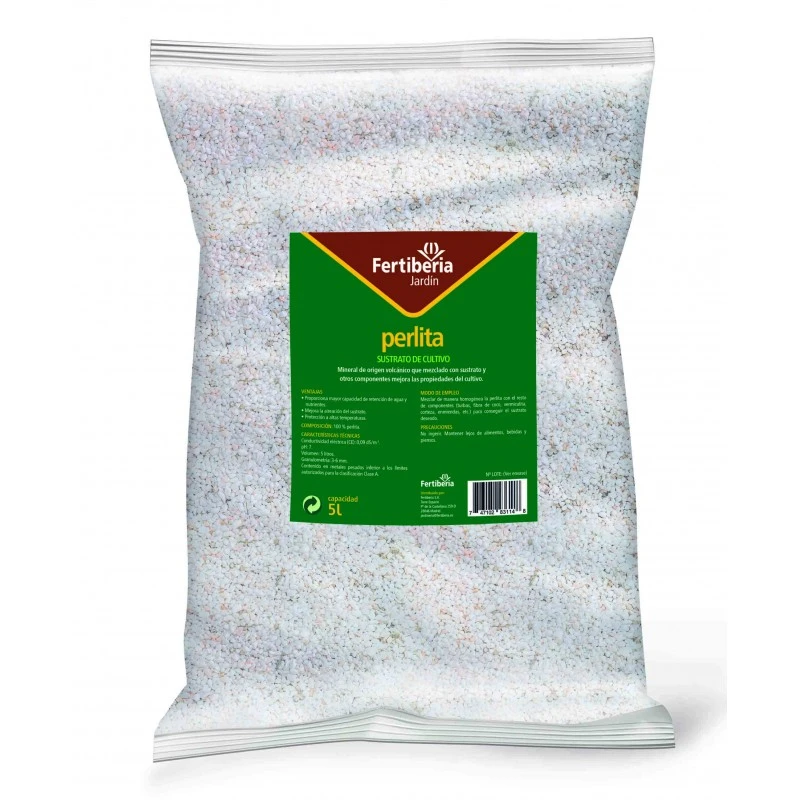 Sustrato Perlita 5L FT 1 Sustrato Perlita 5L FT