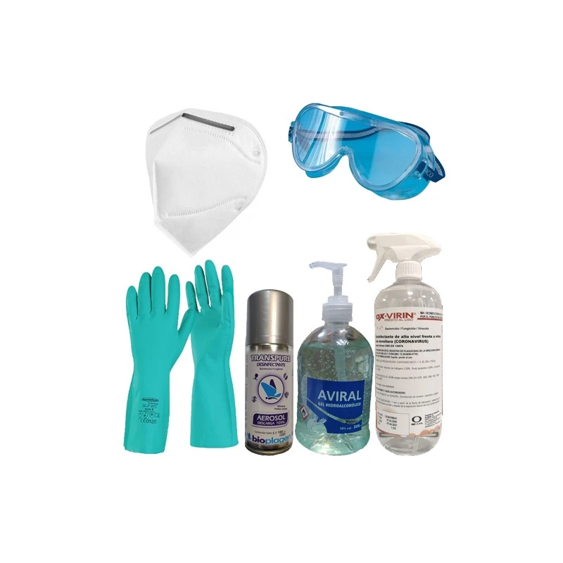 KIT TRATAMIENTO ANTI VIRUS DESINFECCIÓN 1 KIT TRATAMIENTO ANTI VIRUS DESINFECCIÓN